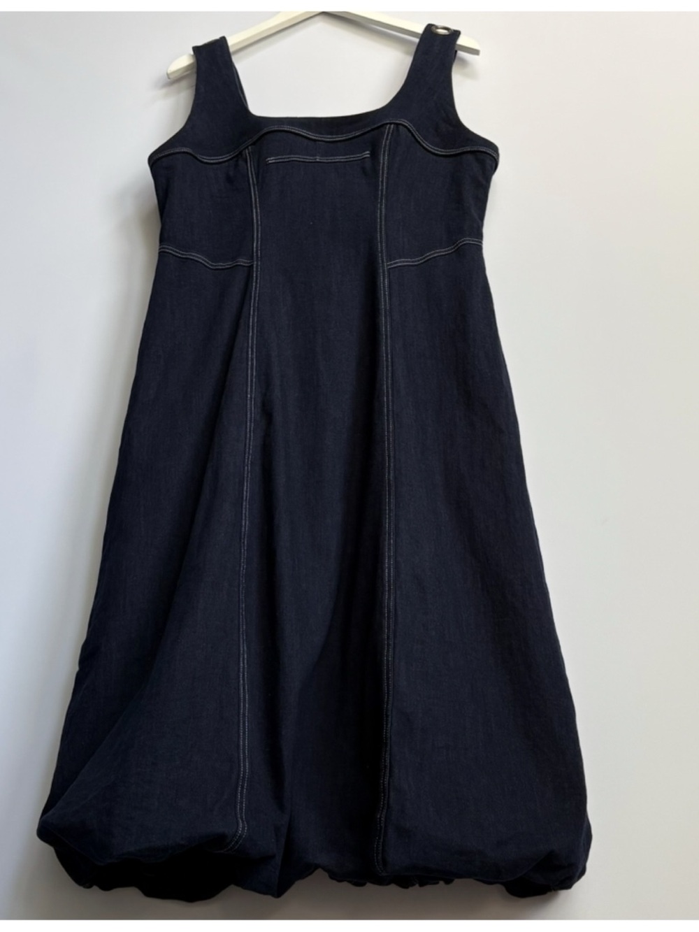 NWT Anthropologie Pilcro Square-Neck Denim A-Line Midi Dress - Picture 5 of 12